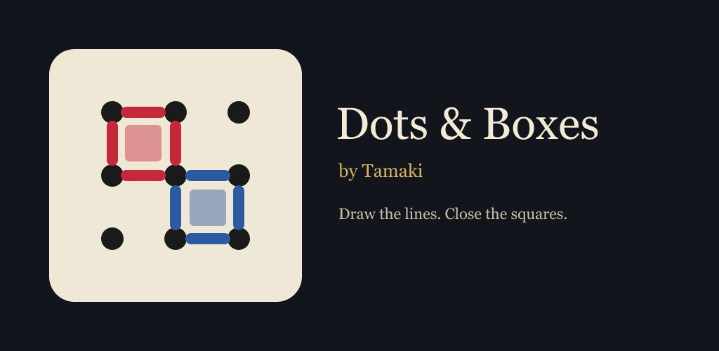 Dots and Boxes by Tamaki